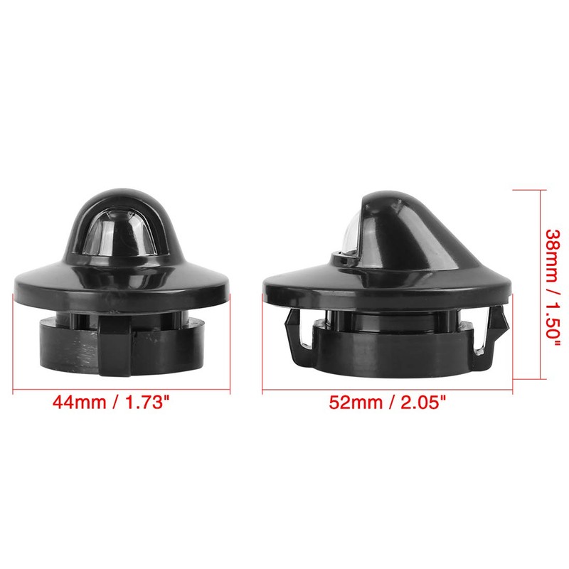 X AUTOHAUX Pair Car License Plate Light Tag Lamp Housing