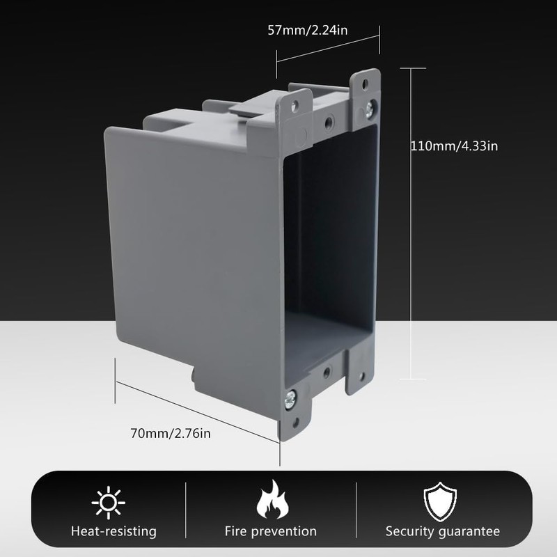MAKERELE 1 Gang Old Work Electrical Outlet Box, 14 cu.Inch