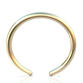 14k Gold Toe Ring - 14K Toe Ring, Gold Filled Toe Ring For Women, Hypoallergenic 14K Gold Filled Toe Rings (gold rounded)