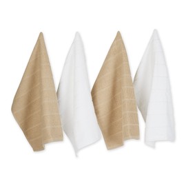 DII Basic Chef Collection, Juego de Toallas de Cocina de Rizo, Juego de 4 Piezas