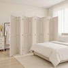 Osparple Room Divider 8 Panel 5.6FT Partition Room Dividers Freestanding