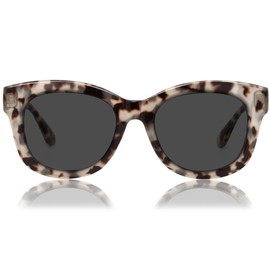 JiSoo Reader Sunglasses Women Men for Sun, Oversized Reading Sunglasses for Women 3.0,Not Bifocal, Demi Gray