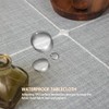 UNNESTAR Waterproof Table Cloth - Decorative Dustproof Table Covers for