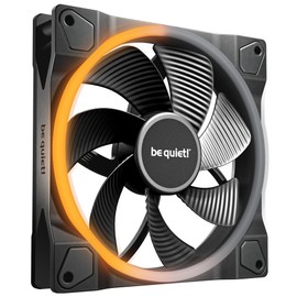 be quiet! Light Wings 140 mm PWM Reverse Black, 7 Inverted Fan Blades, High Airflow, Ideal for the Side or Bottom of the Case, ARGB Lighting, Many Colours, Very Quiet Operation