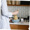 BIUDECO 4pcs Kitchen Glass Spice Jars Transparent Seasoning Containers for