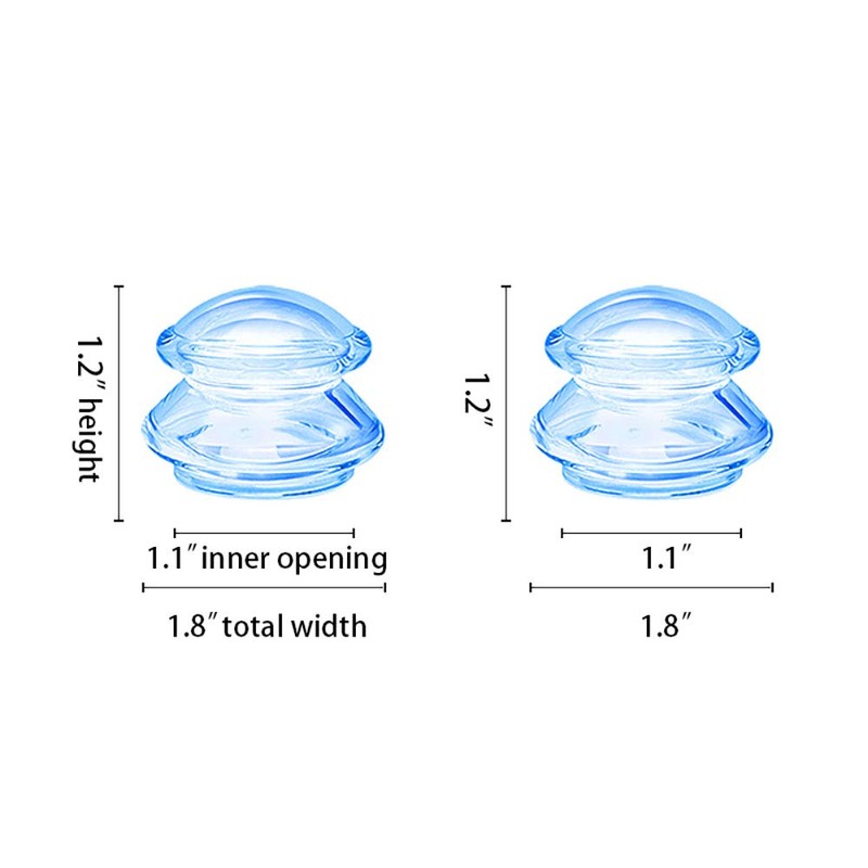 Silicone Cupping Set Vacuum Suction Cupping Therapy Sets for Facial