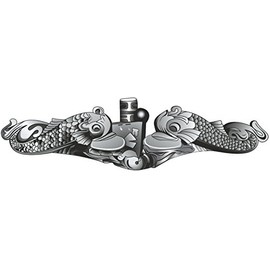 Naval Submarine Service Enlisted Bumper Sticker Toolbox Sticker