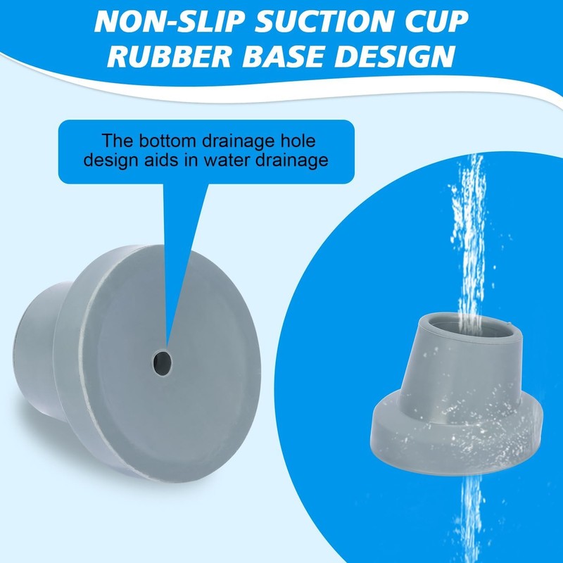 supregear Shower Chair Leg Caps - Heavy Duty Replacement Feet