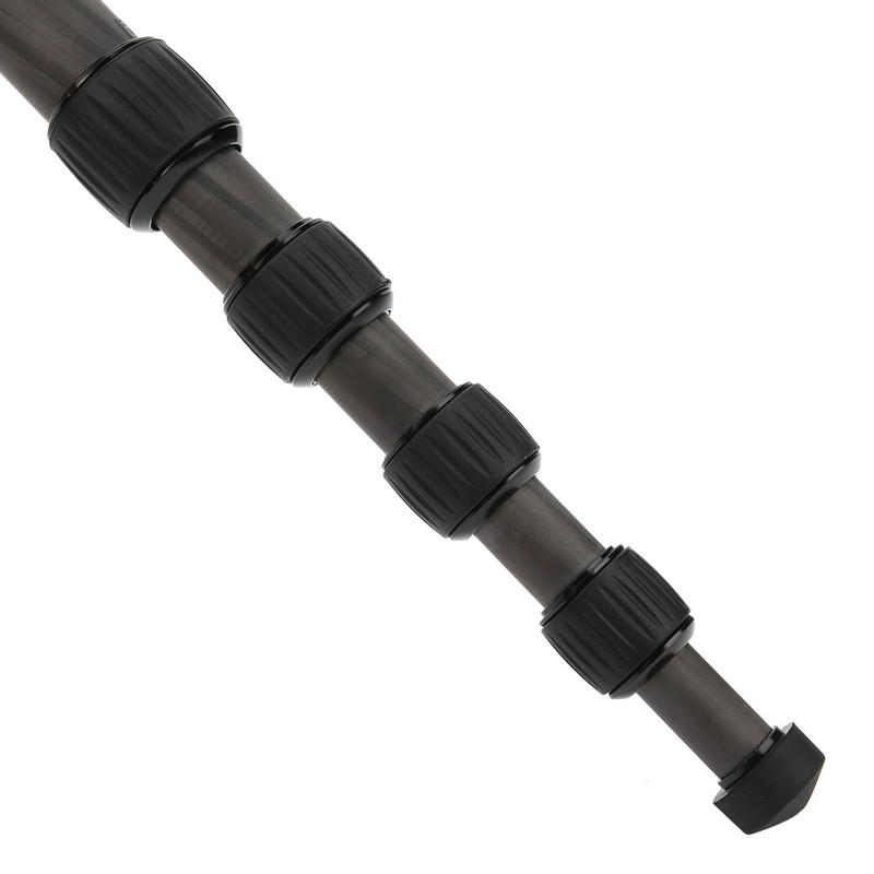 C-333 Carbon Fiber Portable Outdoor Telescopic Monopod Tripod Mountaineering Cane
