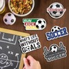 Pack of 100 Football Stickers, Sports Football Stickers, Waterproof Stickers