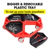 BIG RED ATRXF8308R Torin Heavy Duty Pneumatic Garage Rolling Stool/Creeper