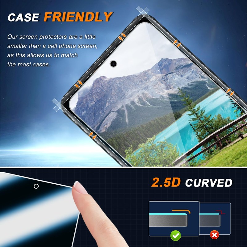 GDRCTech [3-Pack Privacy Screen Protector for Motorola Moto G Play