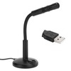 USB Microphone Adjustable Hose Desktop Computer PC Live Broadcast Business