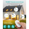 [2 Pack] HAPYTHDA Wireless Remote Control Outlet Plug, No Wiring