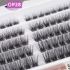 Individual Lashes with Lash Bond and Seal 120 Cluster Lashes