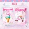 WERNNSAI 16 PCS Ice Cream Gift Bags with Handles Reusable
