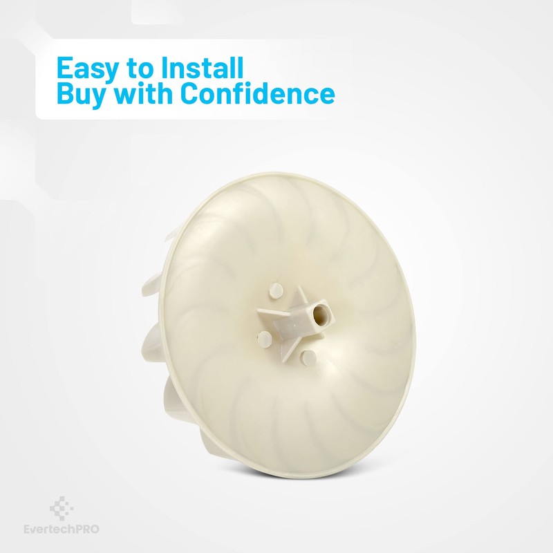 EvertechPRO 694089 Dryer Blower Wheel for Whirlpool 279711 279500 299678