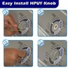 HPUY HPUY WH01X10462 Replacement Parts for GE Dryer Knob with