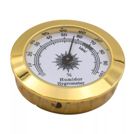 Quality Importers Analog Humidity Hygrometer - HYG-75G Gold