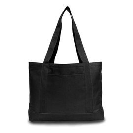 Liberty Bags P & O Cruiser Tote OS BLACK/ BLACK