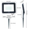 ZSGoes 2 Pack Cool White 50W LED Flood Light Outdoor