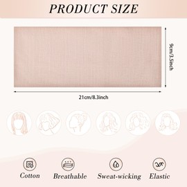 obeoby 6 Pack Wide Headbands for Women, Thick Non Slip Headband Boho Hairbands for Daily Life Yoga