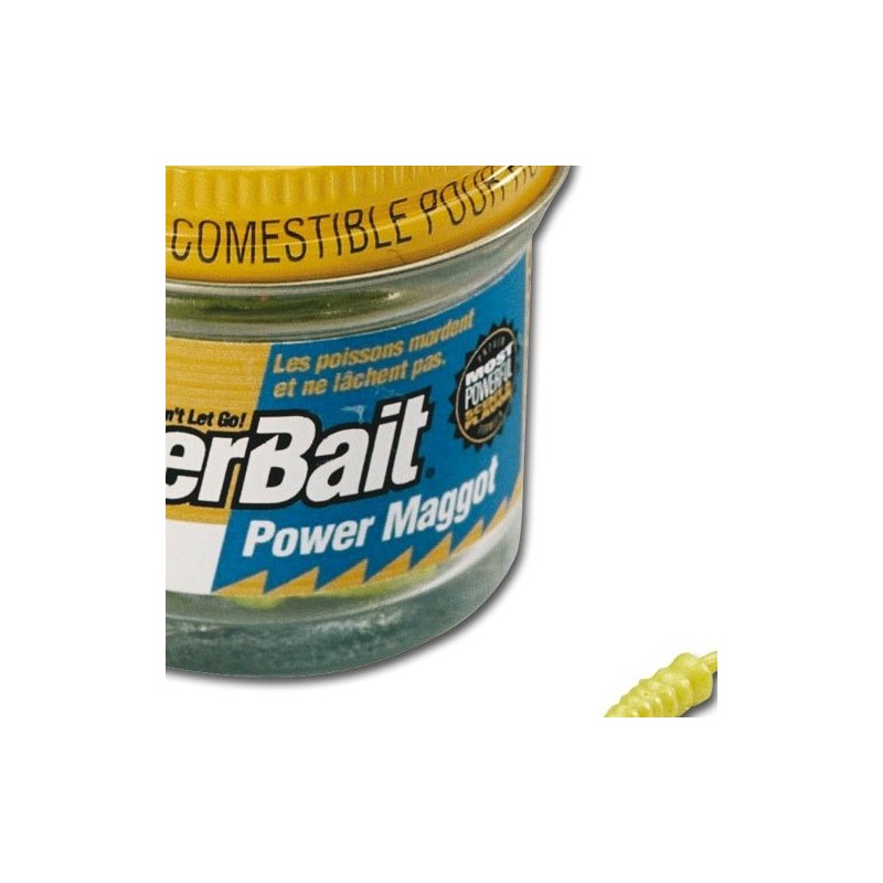 Berkley Powerbait Micro Power Maggots - Yellow, 110 g