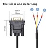 XMSJSIY DB9 Connector RS232 Serial Port Cable DB9 Adapters Solderless