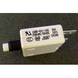 MP  Mechanical Products push to reset circuit breaker 1680-001-100 10A