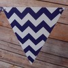 Quasimoon Purple Mix Pattern Triangle Pennant Banner by PaperLanternSt