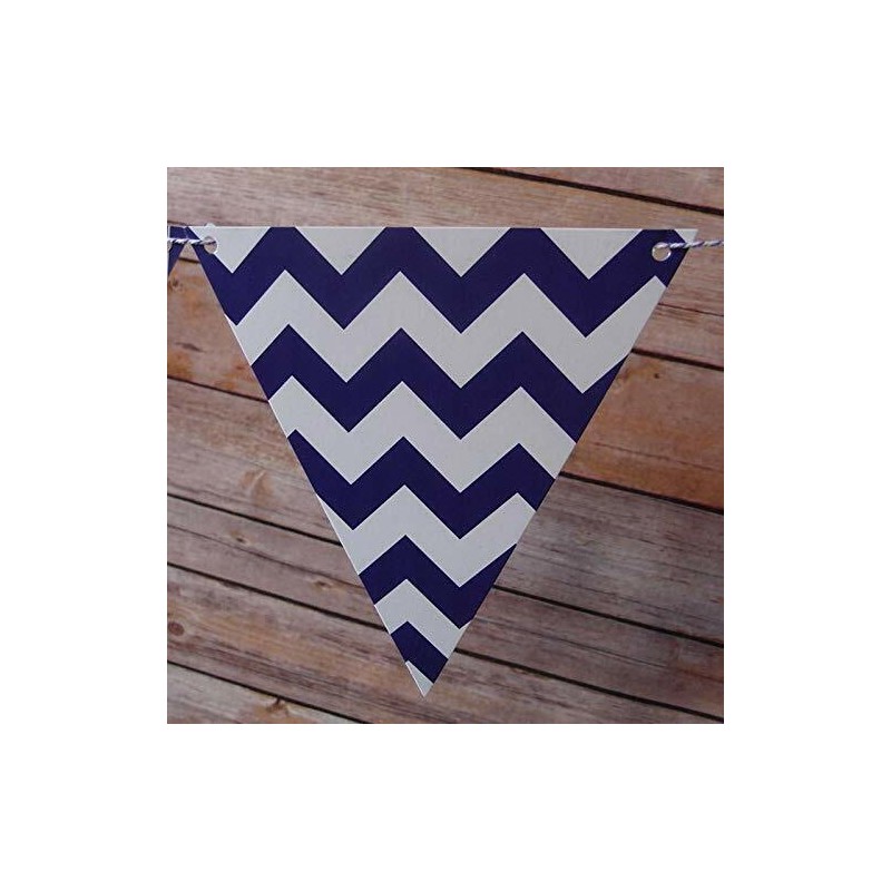 Quasimoon Purple Mix Pattern Triangle Pennant Banner by PaperLanternSt
