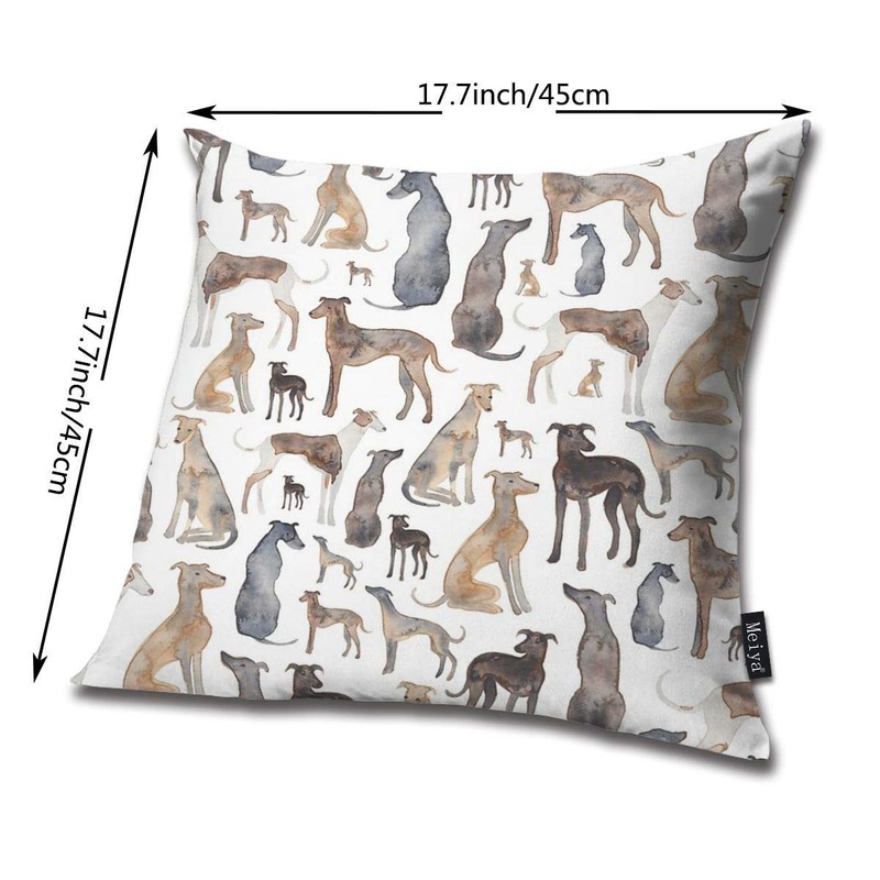 Greyhounds Wippets And Lurcher Dogs Throw Pillows Covers Accent Home