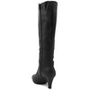 LONDON FOG Womens Event Heeled Dress Boot Black 8.5