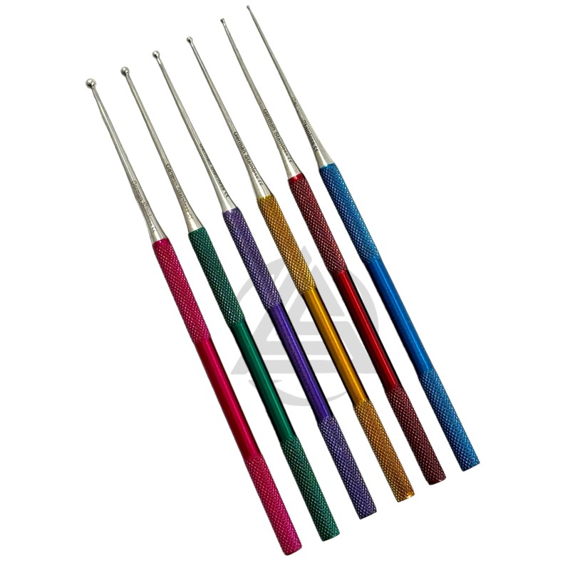 Premium German Stainless-Ball Tip Snake Sexing Probe Set 6 Pieces