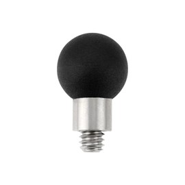 Briny River 17mm Ball Adapter 1/4"-20 Thread Ball Mount Base Adapter for Mobile Phones Compatible with Garmin GPS Mount and 17mm Double Base Arm Compatible with RAM Mounts