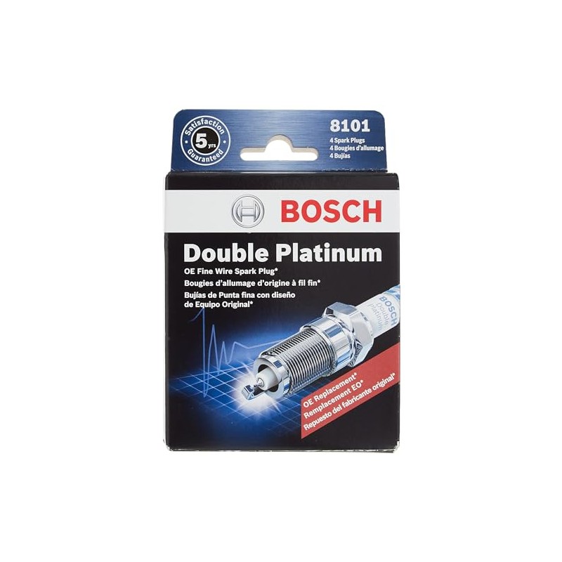 Bosch 8101 - Bujía de platino doble (3 veces más