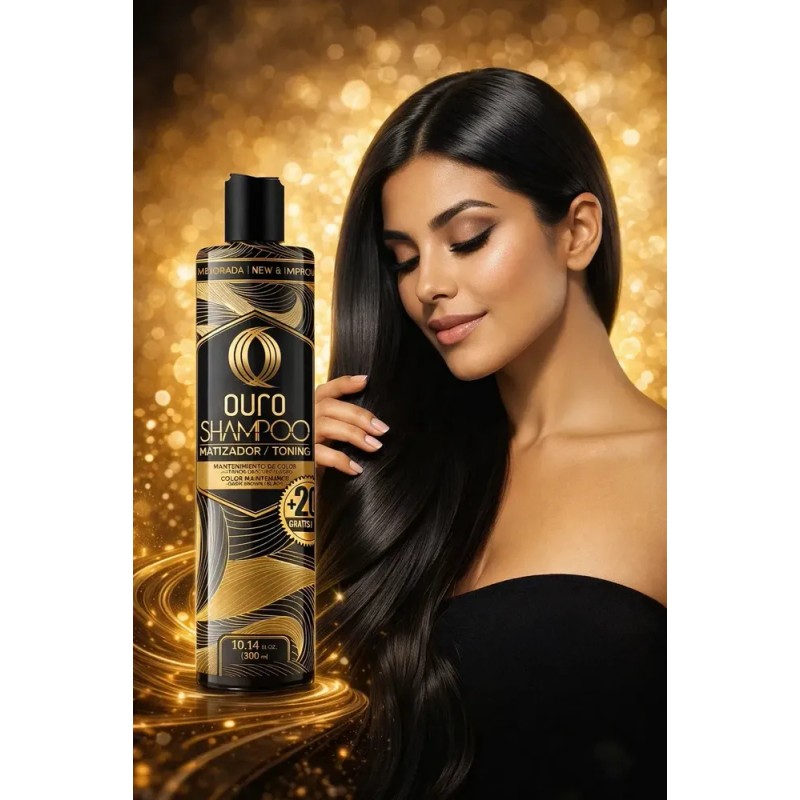 Shampoo Ouro® Matizador Negro 250 Ml