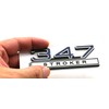 2pcs 347 Liter 5.7 Stroker Engine Emblems Badge 3D Decals