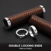 sourcing map Bike Handlebar Grips 0.87" Model Comfortable Grips PU