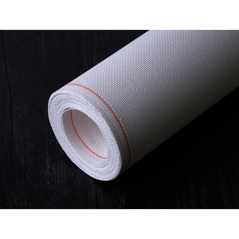 Zweigart Orange Line Blank Mono Deluxe 10-Mesh White Needlepoint Canvas