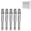 Uenhoy 10 Pack 1/4" Impact Adapter Set, Silver Square Socket