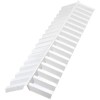 4 ft. Polycarbonate Ridge Cap Flashing, White Opal