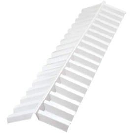 4 ft. Polycarbonate Ridge Cap Flashing, White Opal