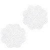 JCBIZ Lona de plástico, 10 piezas con forma de flor