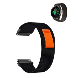 Bands for garmin Forerunner 970,Nylon Sport Wristband for garmin Forerunner 970 Activity Tracker,Fast-Drying and Sweat-Wicking Replacement Smartwatch Strap,Adjustable Wristband,Black