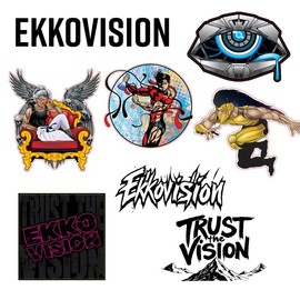 EKKO Sticker:_TNF LOGO