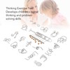 Metal Wire Puzzles Educational Logical Thinking Development Interlock Puzzles Set