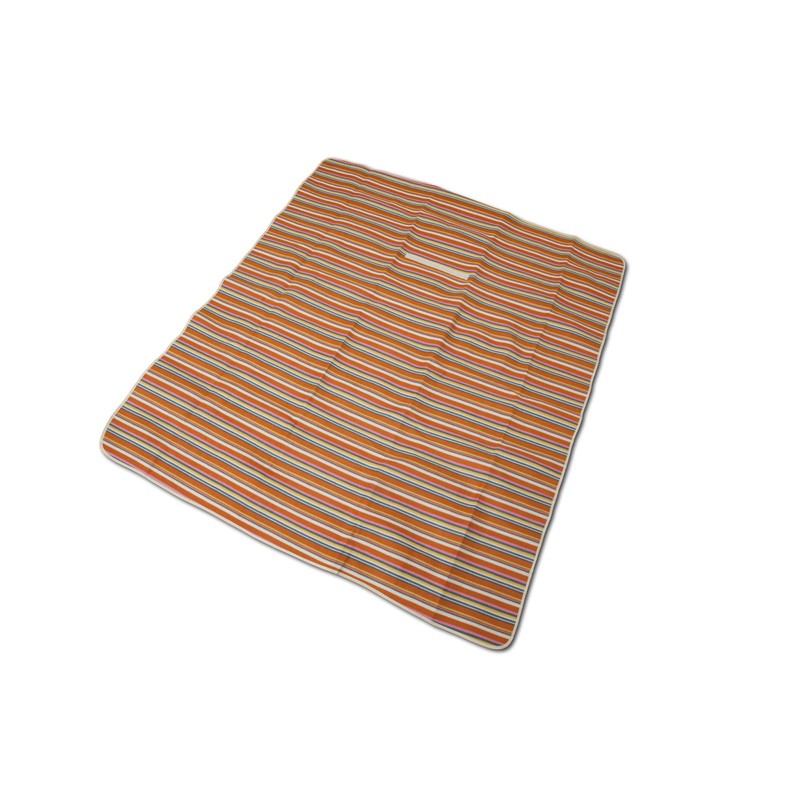 BRUBAKER Picnic Blanket Fleece with Waterproof PEVA Backing 150 x