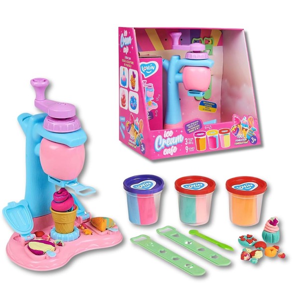 Ice Сream Сafe Lovin Set for Sculpting with Colour Dough,