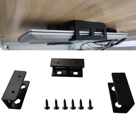 Kopinma 3-Teilige pc Halterung Unter Schreibtisch, Laptop-Halterung Aus Metall Unter Dem Schreibtisch Mit Schraube, Laptop Unter Dem Tisch Hinzufügen, Schwarz
